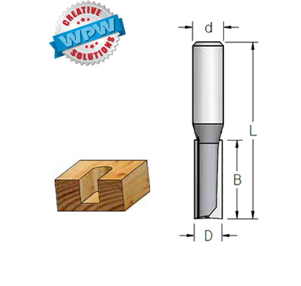 Straight Bit 6.3x19x63x12.7Sh