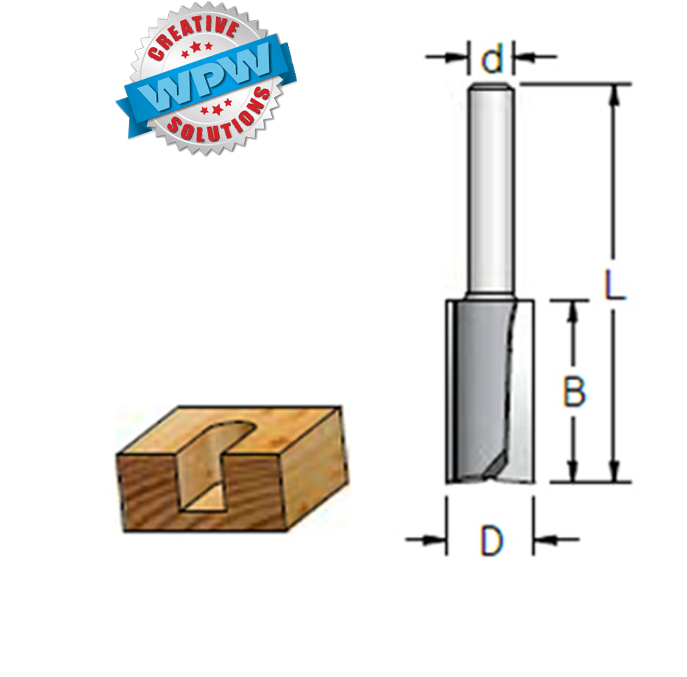 Woodworking tool with dimensions labeled and WPW logo on a white background