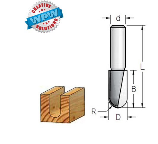 Core Box Bit 25.4x32x70x12.7Sh R12.7