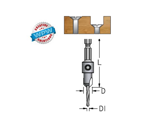 Counter Sink Drill 4x9.5x54mm
