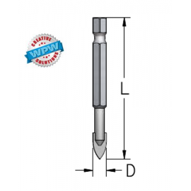 Glass & Tiles Drill Bit 6x70mm
