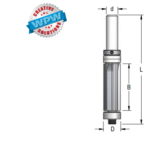 Flush Multi-Trim Bit 19.0x51x117x12.7Sh Z=4