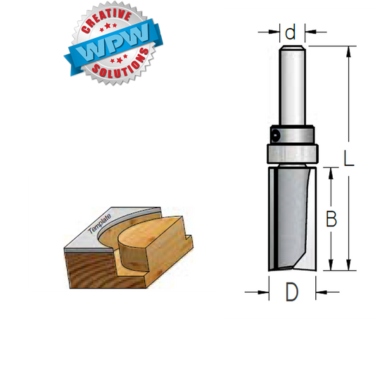 Template Bit 19.0x51x102x12.7Sh Top Bearing